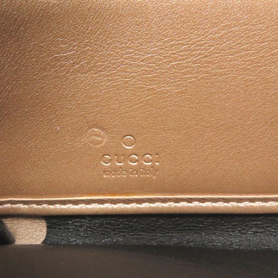 GUCCI（グッチ） クロコダイル バンブー ピンク 307984 ラウンド