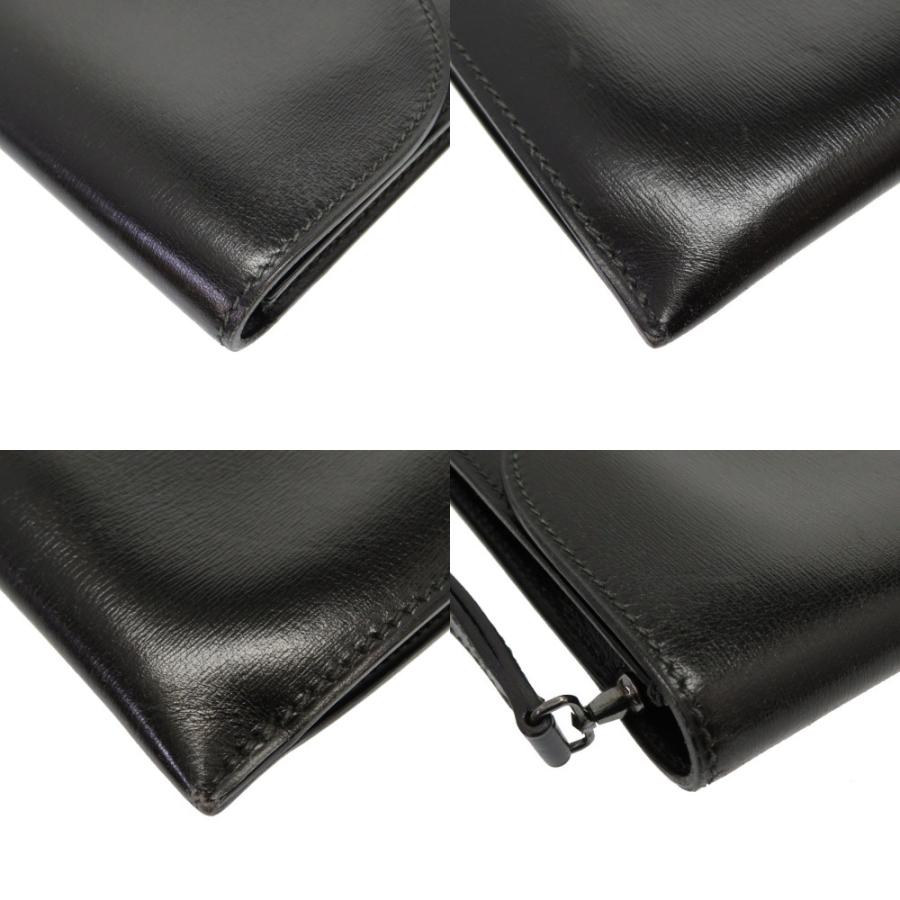 HERMES エルメス キリウス ボックスカーフ ブラック パラジウム金具 〇 