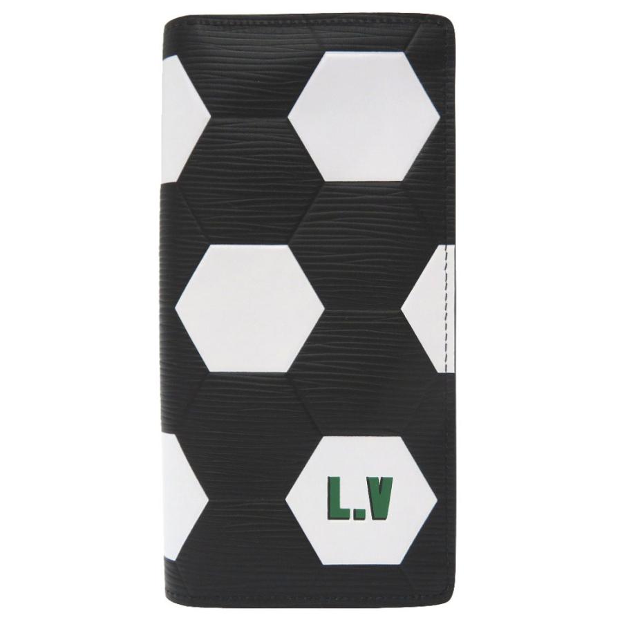 未使用 ルイ ヴィトン エピ ポルトフォイユ ブラザ 2018 FIFA ワールドカップ 限定 M63294 長財布 ブラック 黒 0203 LOUIS VUITTON メンズ