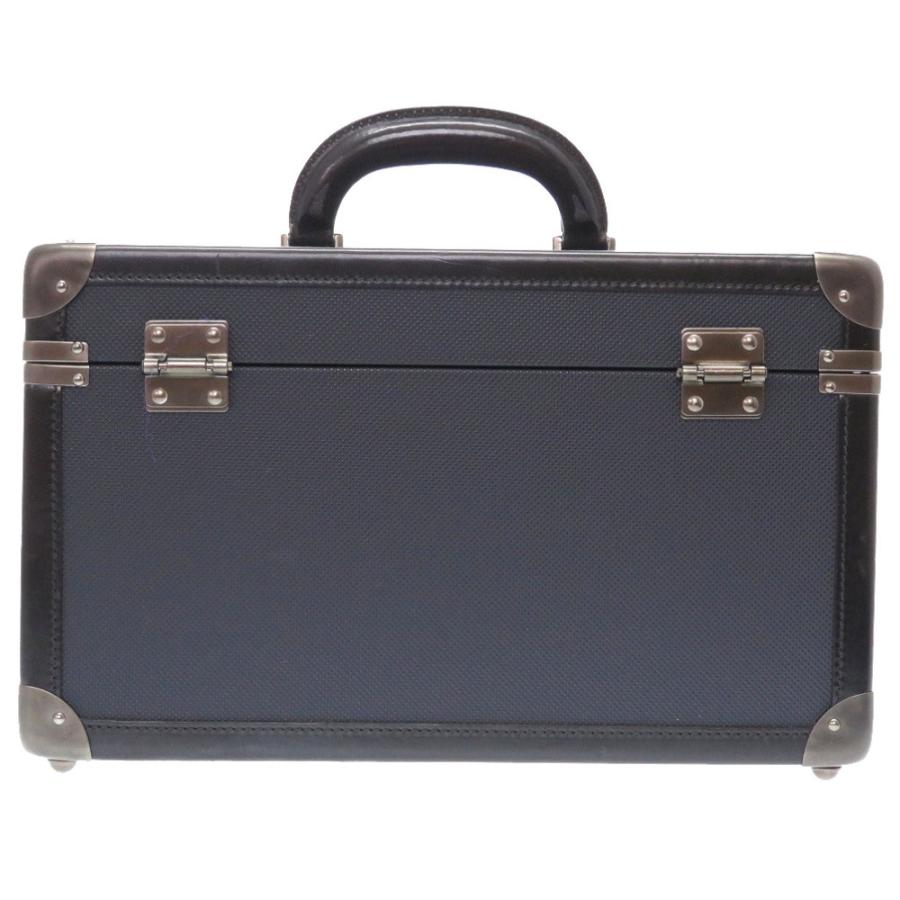 美品 ボッテガヴェネタ レザー ネイビー 161242 ジュエリーボックス 