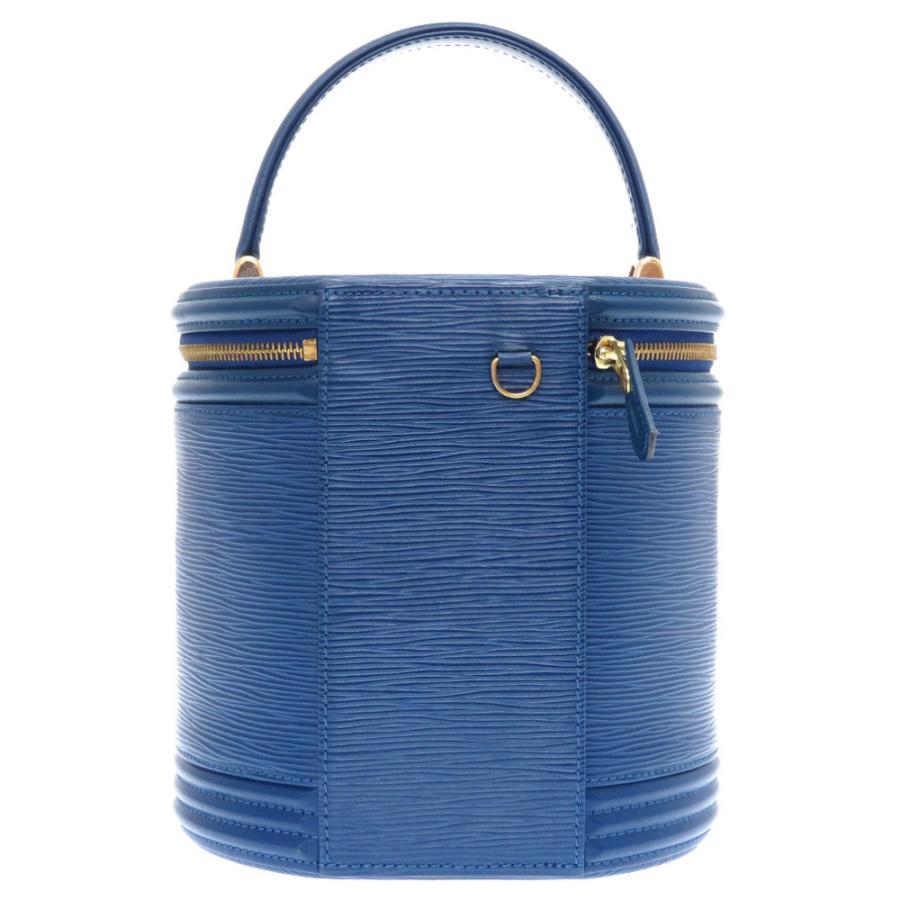 LOUIS VUITTON ルイ ヴィトン エピ カンヌ ブルー M48035 ハンドバッグ 