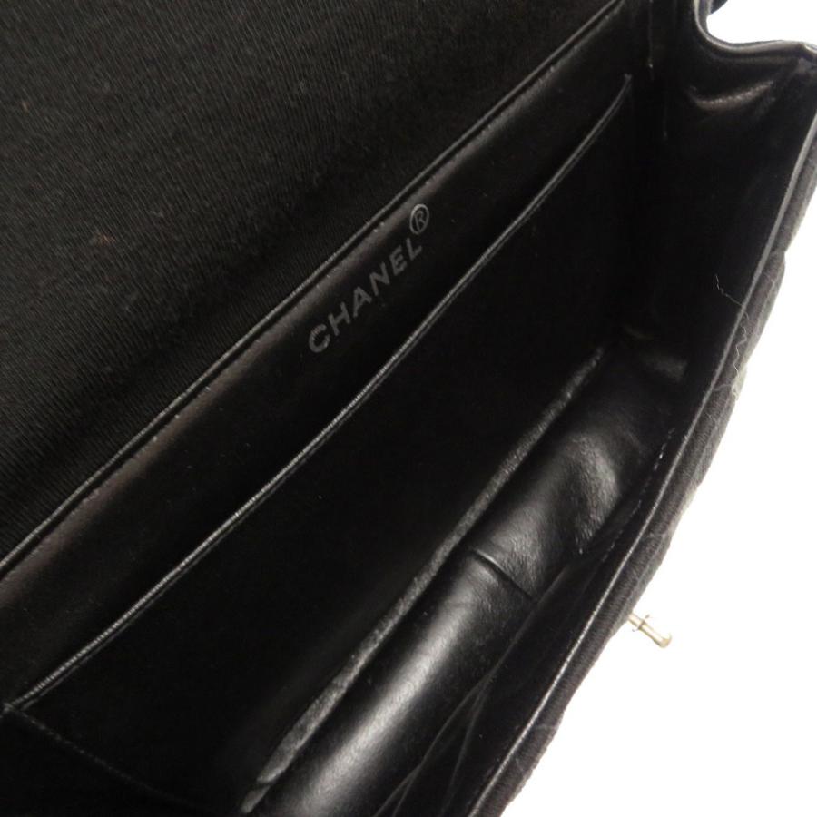 CHANEL 美品 シャネル ダブルフェイス マトラッセ ジャージ ブラック 