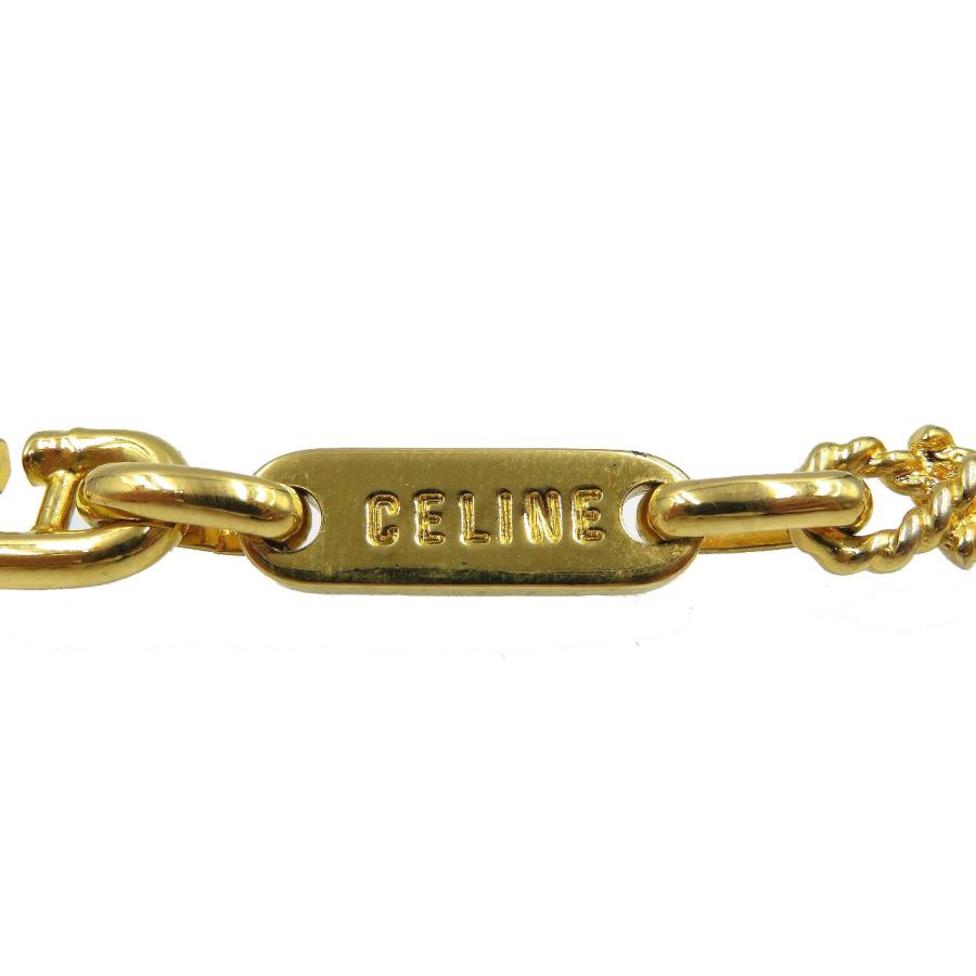CELINE セリーヌ メタル ゴールド ヴィンテージ ネックレス CELINE セリーヌ メタル ゴールド ヴィンテージ ネックレス