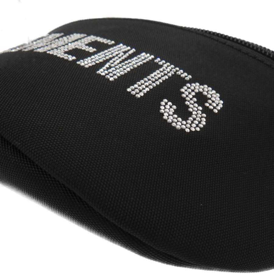 新品同様 ヴェトモン ラインストーン ウエストバッグ ボディバッグ