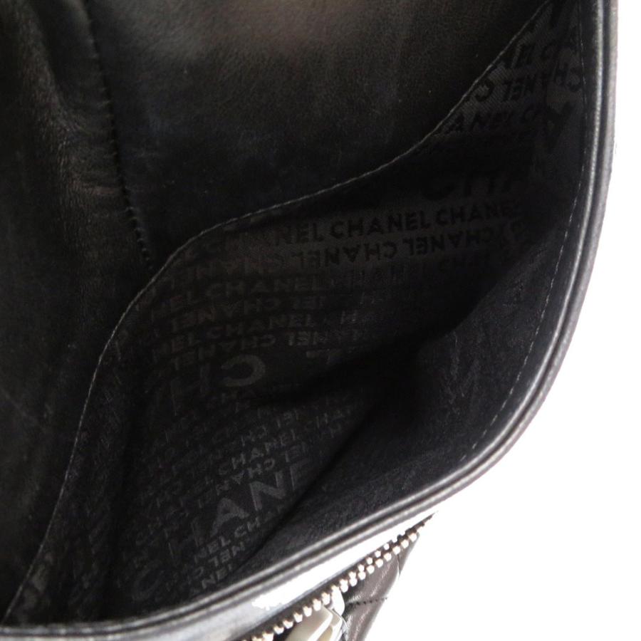 CHANEL 美品 シャネル ジャケットバッグ ラムスキン ブラック CHANEL 美品 シャネル ジャケットバッグ ラムスキン ブラック