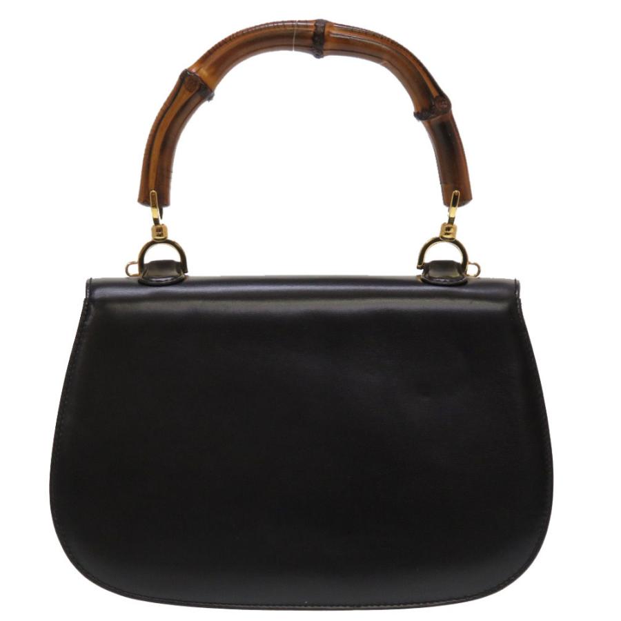 GUCCI 新品同様 グッチ バンブー ブラック 000 46 0633 GUCCI 新品同様 グッチ バンブー ブラック 000 46 0633