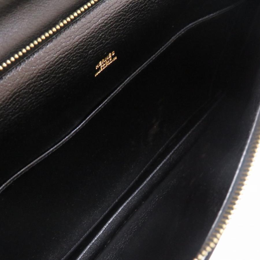 HERMES（エルメス） 新品同様 プレジデント リザード レザー スエード