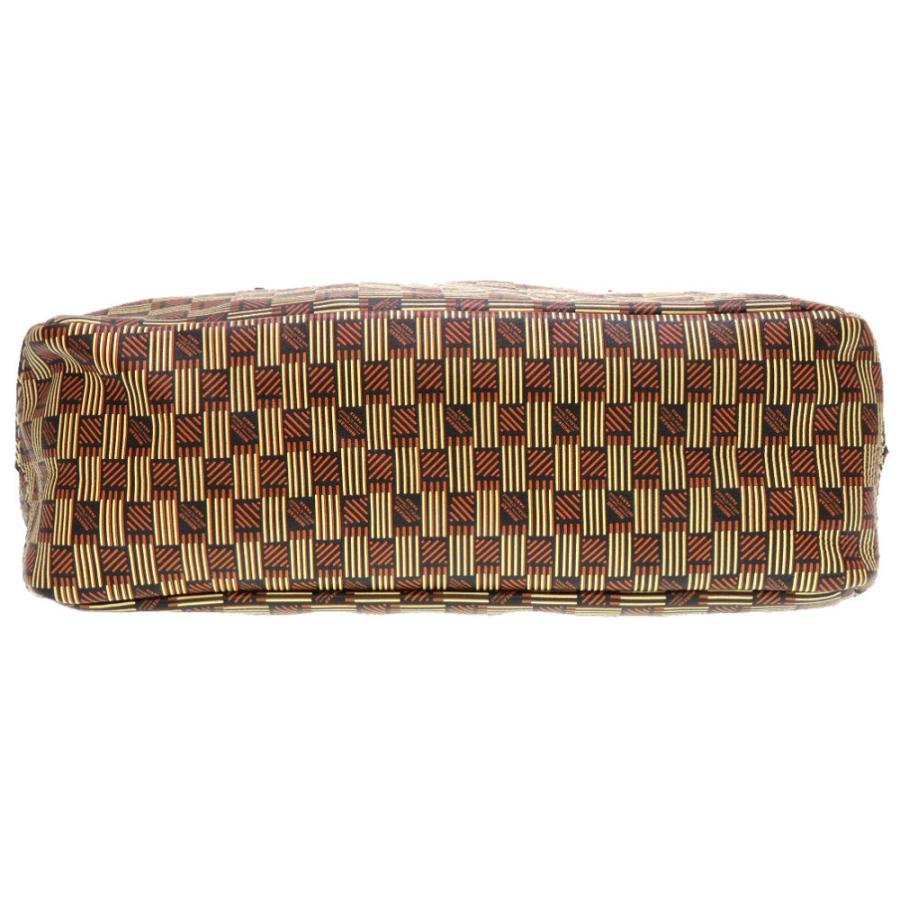 新品同様 モロー パリ モノグラム レザー ブラウン ブラック トート  