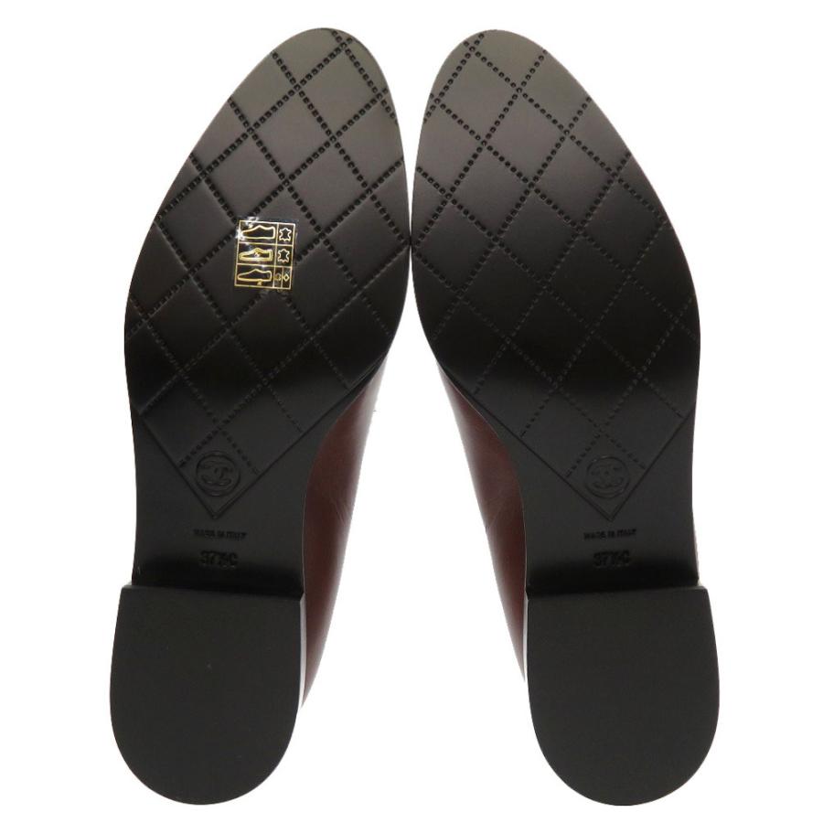 CHANEL 未使用 シャネル ローファー ココマーク G36717 レザー