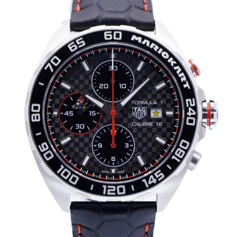 新品同様 タグホイヤー TAG HEUER フォーミュラ1 マリオカート CAZ201E 世界限定3000本 クロノグラフ デイト 自動巻き Formula 1 VLP 90205127 新品同様 タグホイヤー フォーミュラ1 マリオカート クロノグラフ