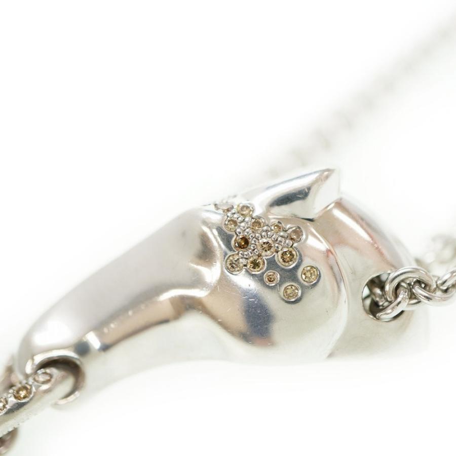 ギャロップネックレス HERMES エルメス ギャロップ ダイヤ 2連チェーン シルバー 925