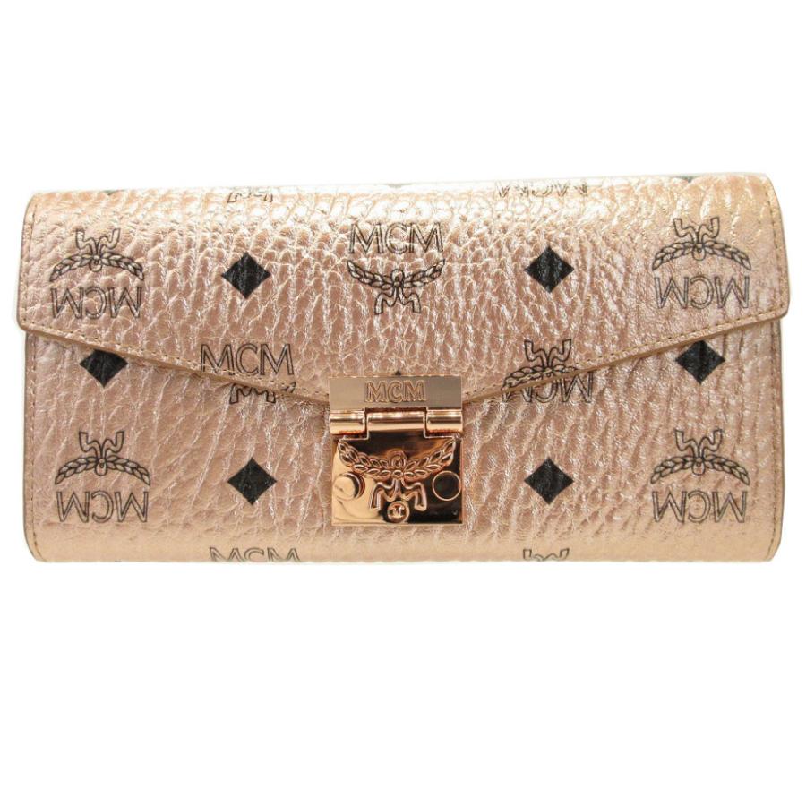 MCM（エムシーエム） 美品 8APA11 レザー シャンパンゴールド チェーン