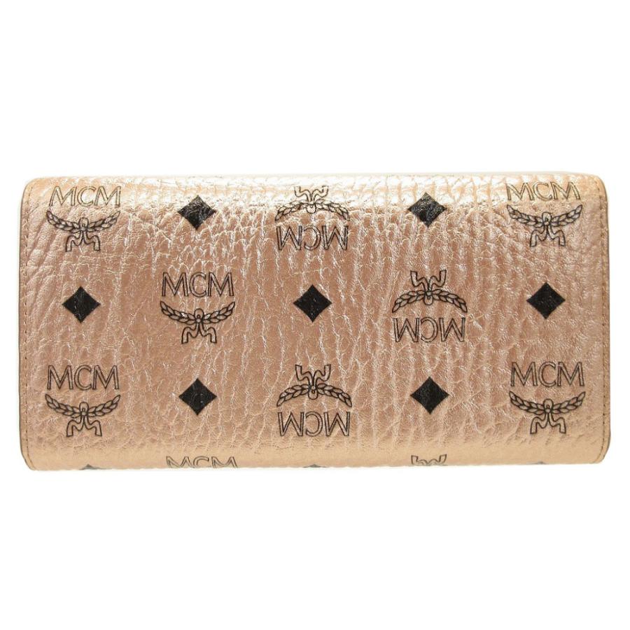 MCM（エムシーエム） 美品 8APA11 レザー シャンパンゴールド チェーン