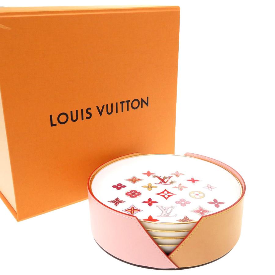 未使用 ルイ ヴィトン モノグラム フラワー セット4 アシェット GI0875 食器 ホワイト プレート 皿 LV 0212 LOUIS VUITTON｜life-time｜02