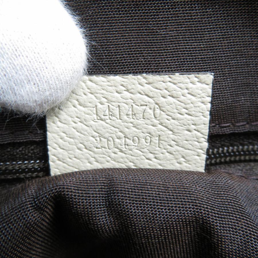 GUCCI 新品同様 グッチ アビーライン 141470 GGキャンバス レザー