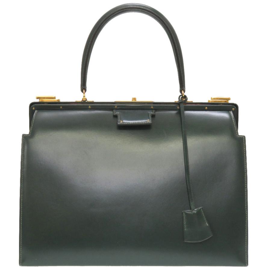HERMES 美品 エルメス ドクターズバッグ ボックスカーフ HERMES 美品 エルメス ドクターズバッグ ボックスカーフ