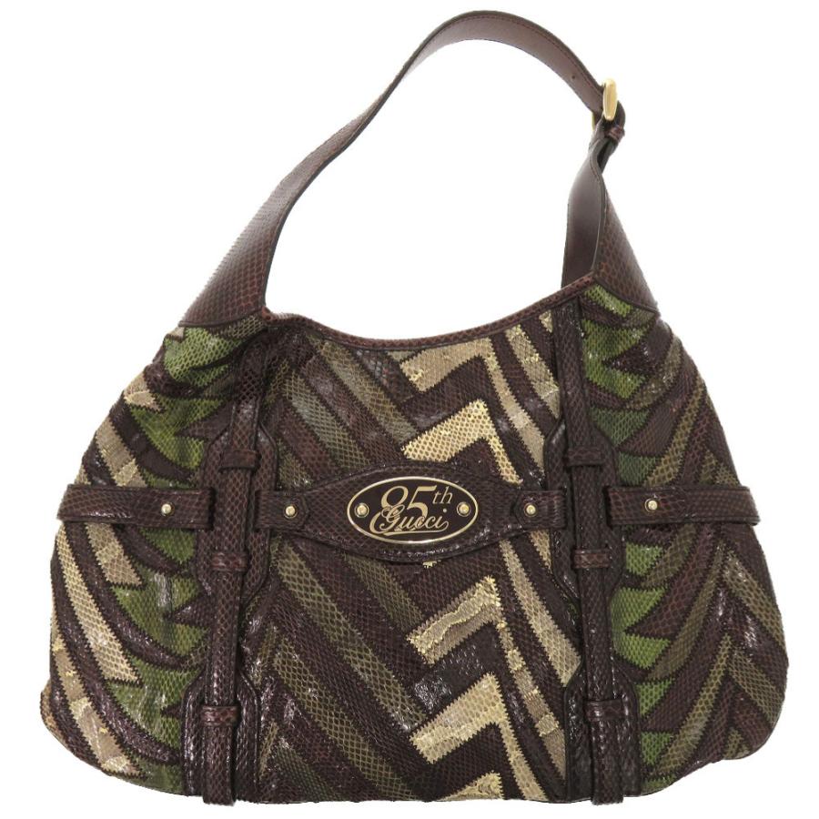 GUCCI 美品 グッチ 85th アニバーサリー 限定 ホースビット パイソン  