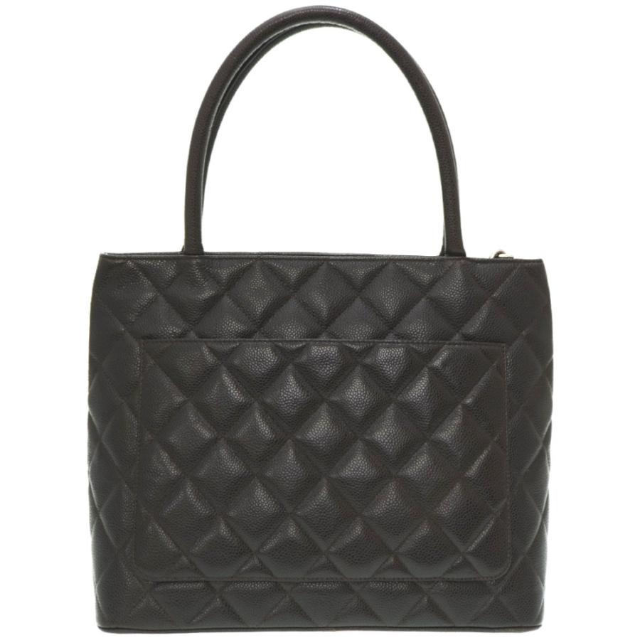シャネル 復刻トート キャビアスキン ブラウン バッグ 0153 CHANEL_2