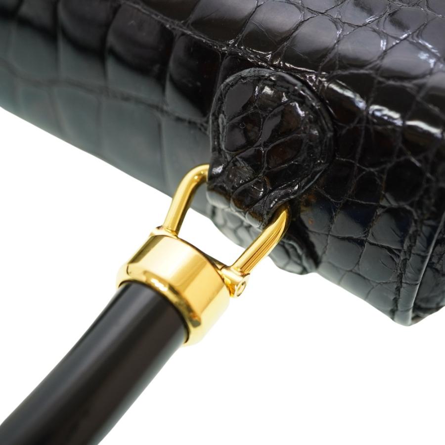 GUCCI（グッチ） クロコ ヴィンテージ ハンドバッグ クロコダイル