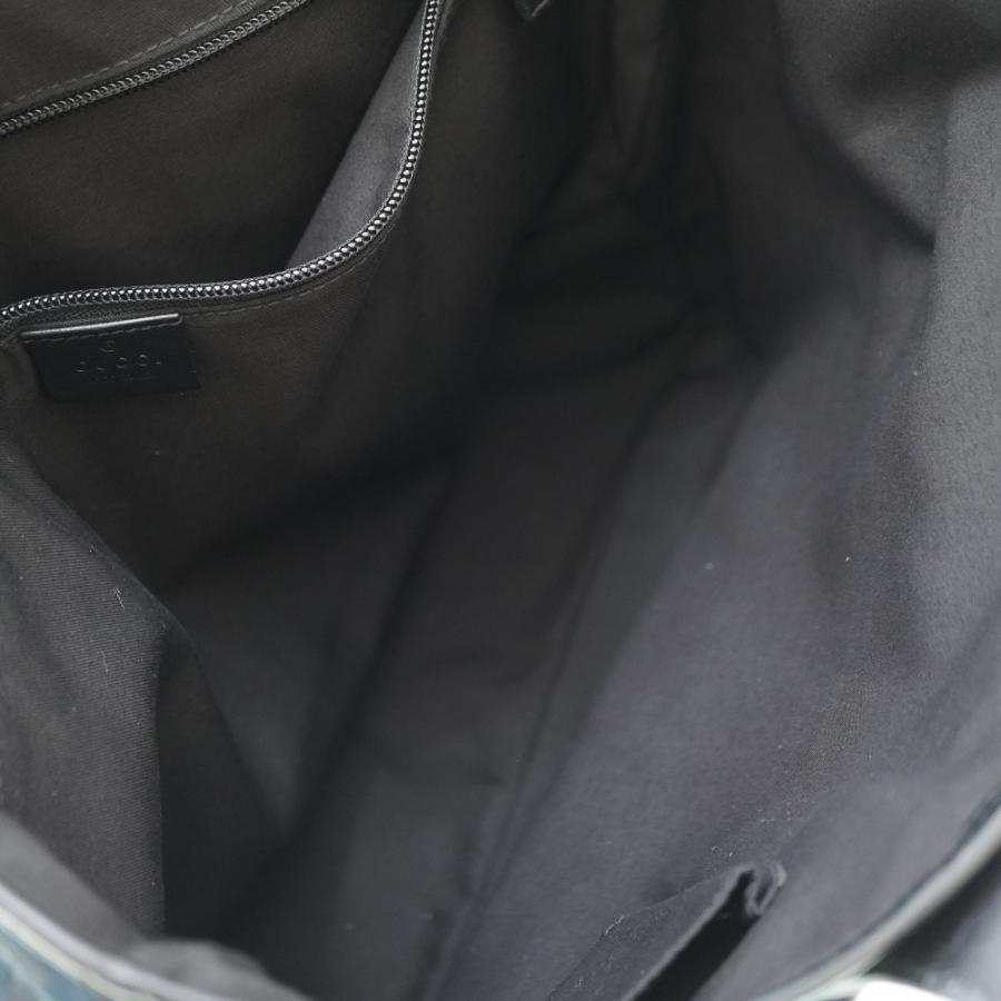 GUCCI 美品 グッチ GGキャンバス トートバッグ 145971 ブラック