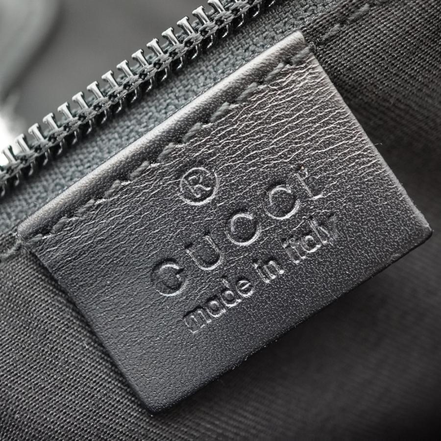 GUCCI（グッチ） 美品 GGキャンバス トートバッグ 145971 ブラック 黒