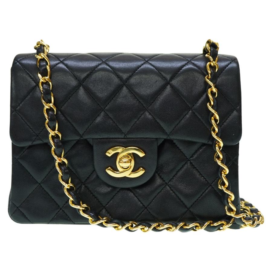 CHANEL シャネル マトラッセ ミニ スクエア ショルダーバッグ CHANEL シャネル マトラッセ ミニ スクエア ショルダーバッグ