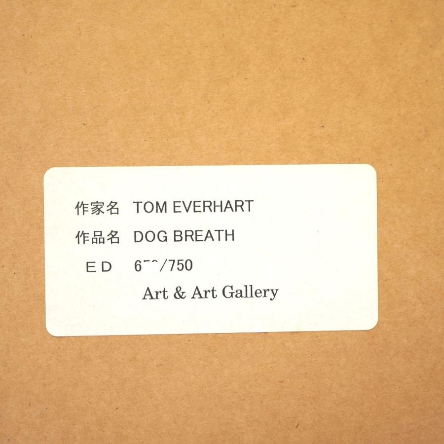 美品 トム・エバハート DOG BREATH スヌーピー リトグラフ 絵画 絵