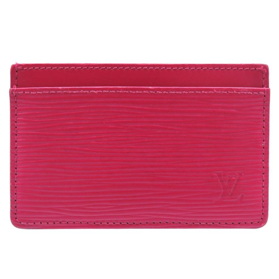 美品 ルイ ヴィトン ポルトカルト サーンプル エピ フューシャ M60327 カードケース LV 0190 【中古】 LOUIS VUITTON LOUIS VUITTON（ルイ・ヴィトン） 美品 ルイ ヴィトン ポルトカルト