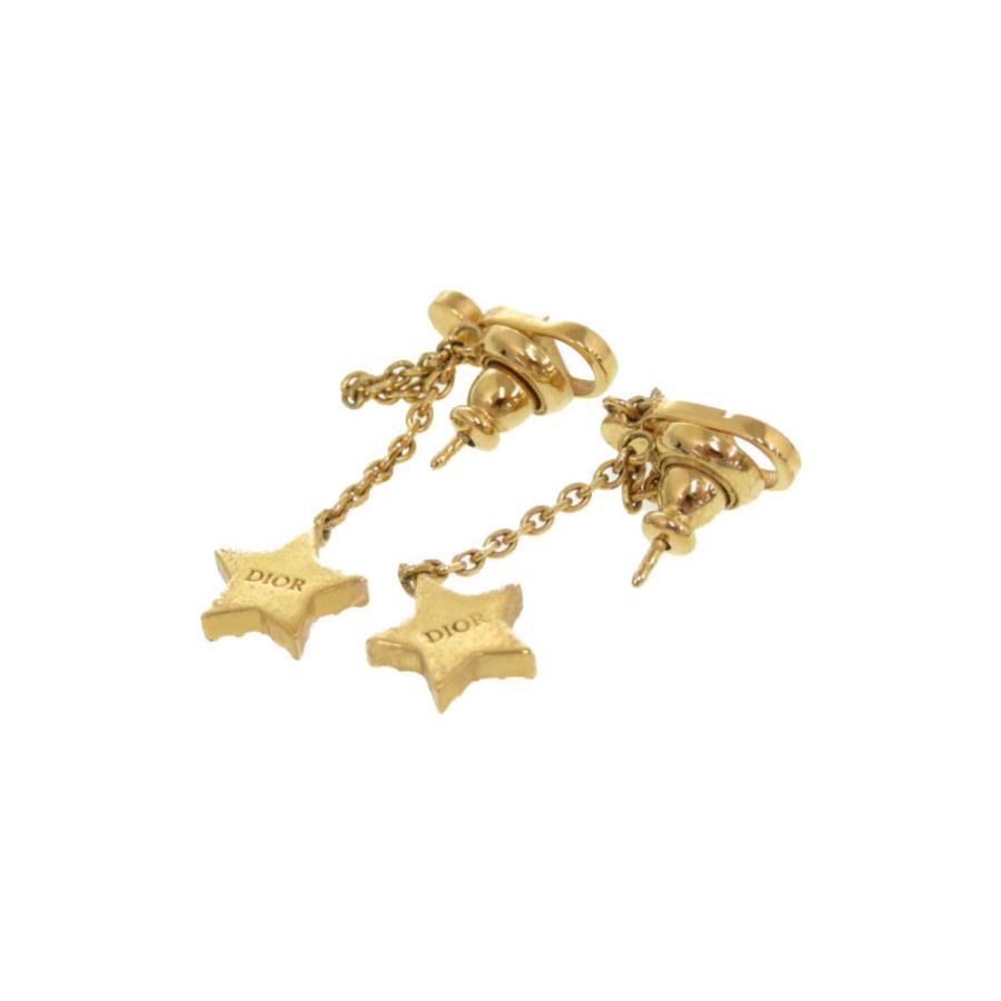 ☆ドリーム荒牧店☆DIOR･ディオール ラインストーン スター ピアス 美品 ディオール CD スター ストーン ゴールド ピアス アクセサリー 星