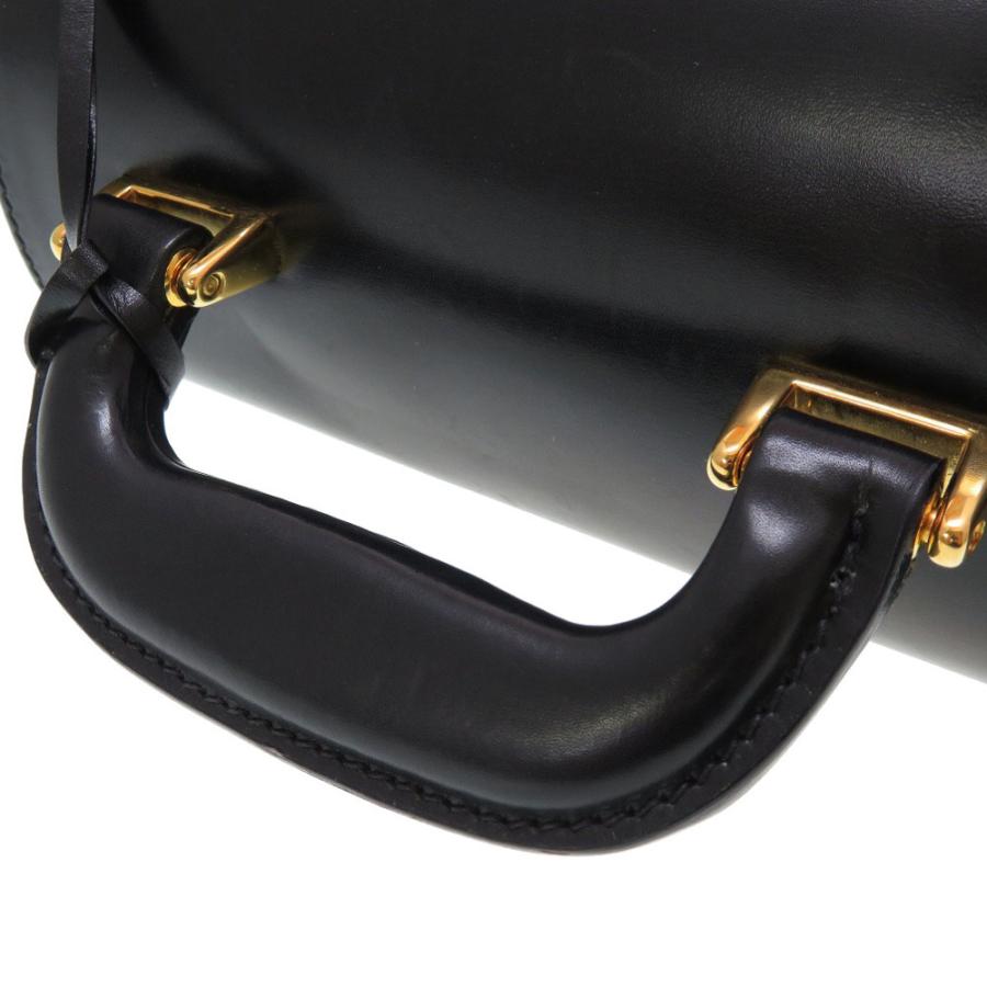 GUCCI 美品 グッチ レディロック レザー ブラック ゴールド金具 000 01 