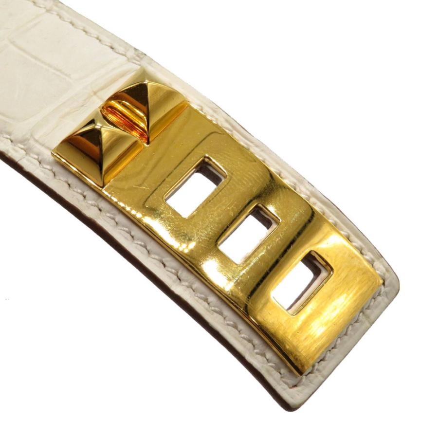 HERMES（エルメス） 美品 コリエドシアン24 アリゲーターマット ナタ