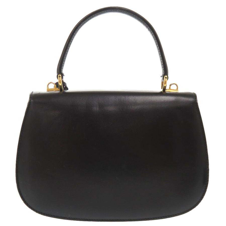 GUCCI グッチ＊ブラックサテン　シリンダーバッグ　黒　美品 GUCCI グッチ＊ブラックサテン シリンダーバッグ 黒 美品