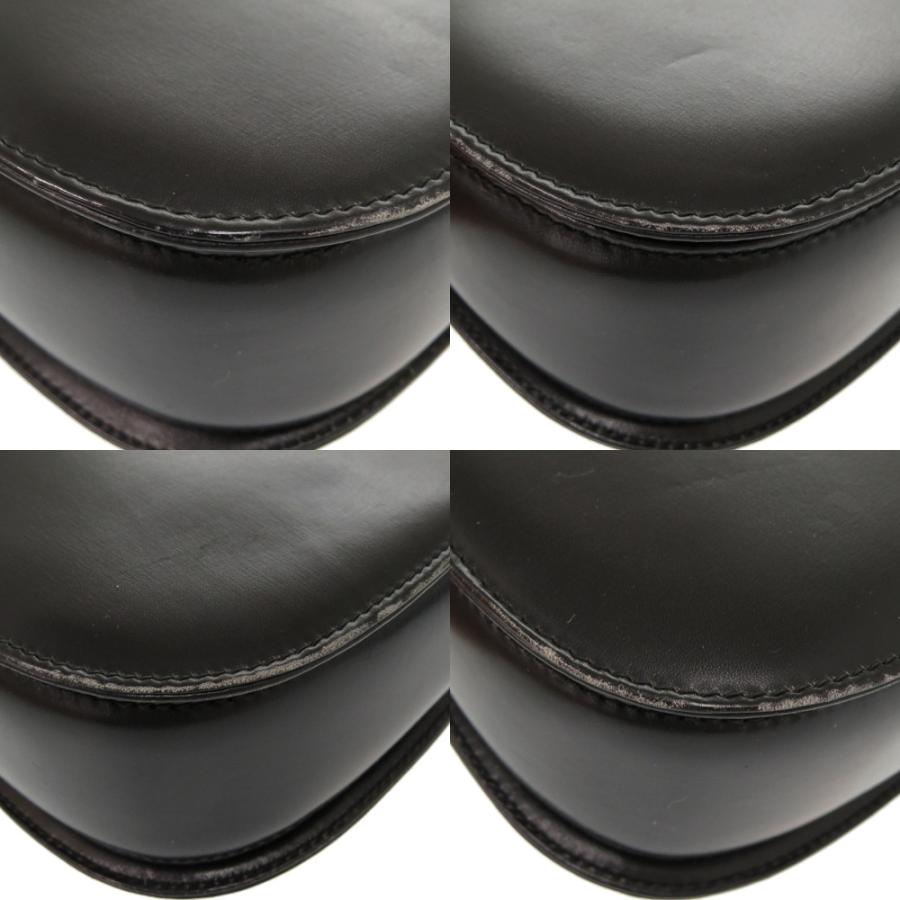 GUCCI（グッチ） レディロック レザー ブラック ゴールド金具 000 46