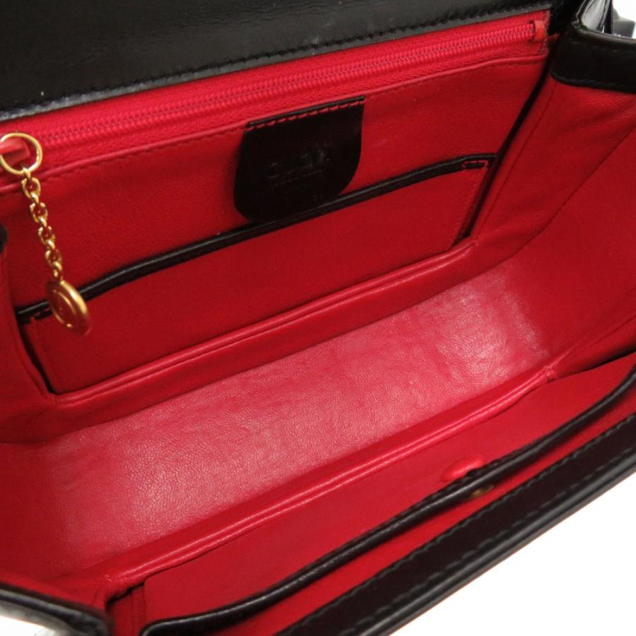 良品 GUCCI グッチ レディロック レザー ゴールド金具 ハンド ショルダー 2way バッグ ブラック k2065 良品 GUCCI グッチ レディロック レザー ゴールド金具 ハンド