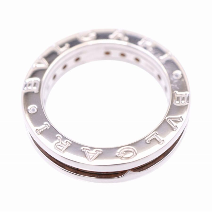 ■BVLGARI ビーゼロワン リング 指輪 8号　18K　ホワイトゴールド ビー・ゼロワン ブルガリ BVLGARI B-ZERO1 ビーゼロワンリング 指輪 3