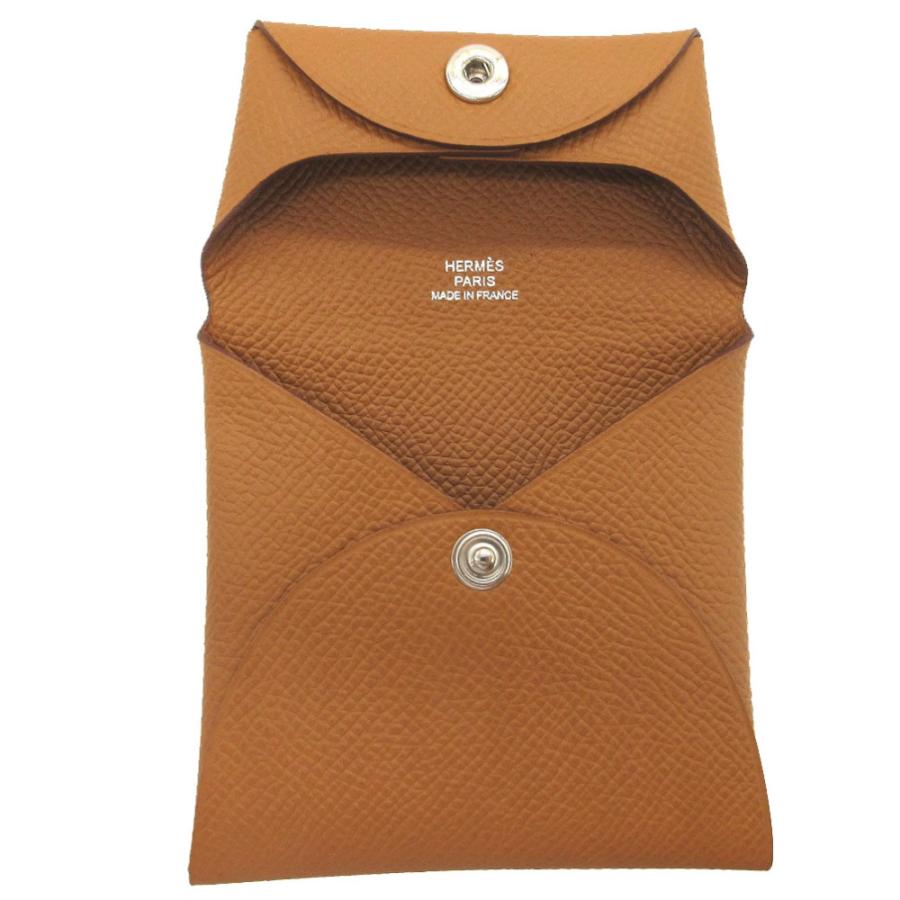 HERMES 未使用 エルメス バスティア ヴォーエプソン ゴールド 茶 A刻印