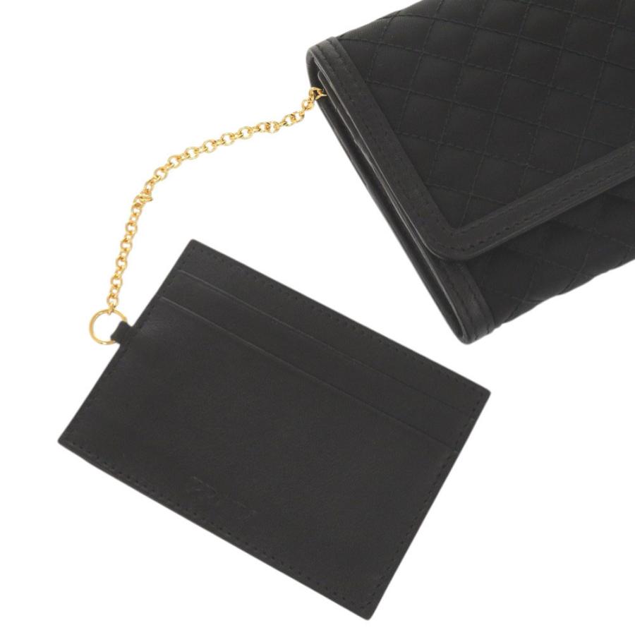 PRADA プラダ / キルティングロングウォレット 長財布 ナイロン