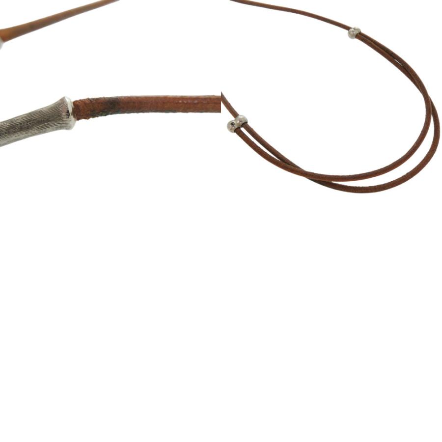 HERMES エルメス バンブー ホルター ネックレス チョーカー