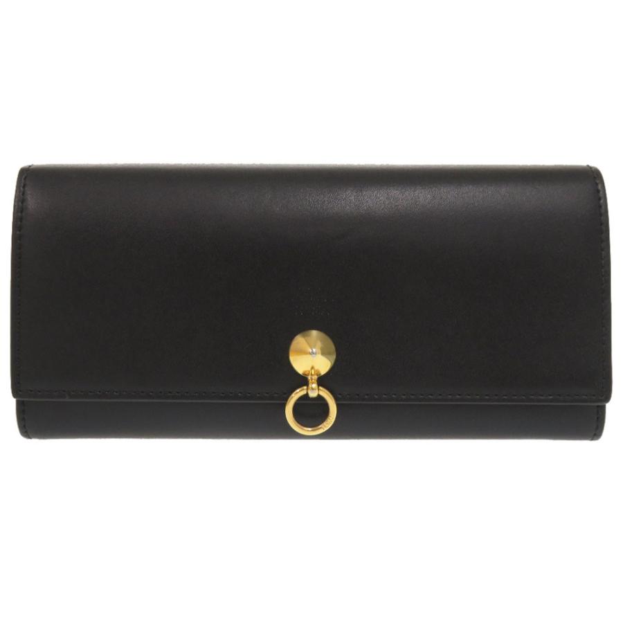 フェンディ バイザウェイ コンチネンタル 8M2051 レザー ブラック 長財布 黒 2043 【中古】 FENDI FENDI（フェンディ） バイザウェイ コンチネンタル 8M2051 レザー