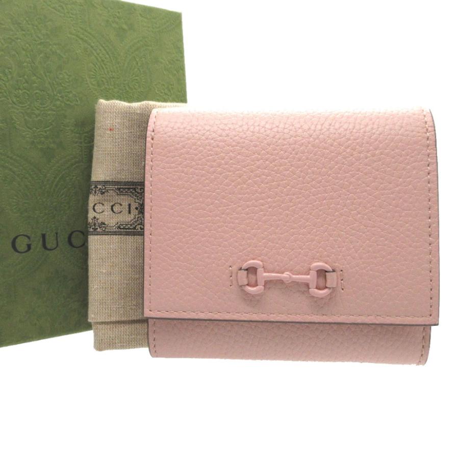 GUCCI 未使用 グッチ ホースビット 745981 コンパクトウォレット 