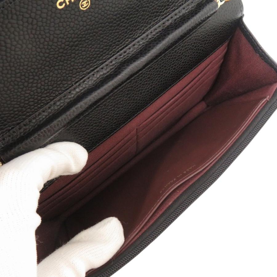 シャネルCHANEL 極美品チェーンウォレット　ミディアム　キャビアスキン CHANEL キャビアスキンチェーンウォレットの買取実績 | 買取専門