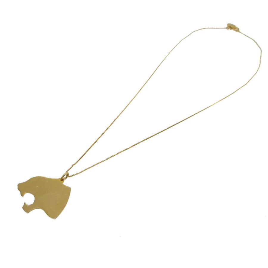 美品 ステラマッカートニー アニマル ネックレス シンチュウ ゴールド 1494 Stella McCartney