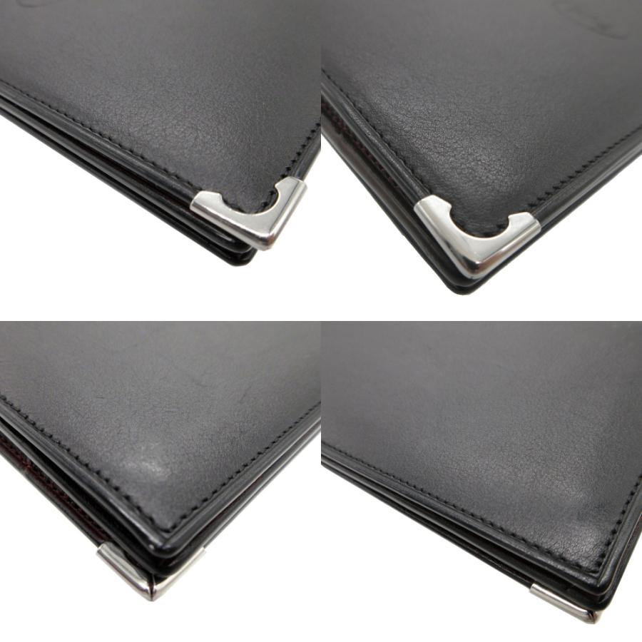 Cartier 新品同様 カルティエ マスト L3001363 レザー ブラック 黒  