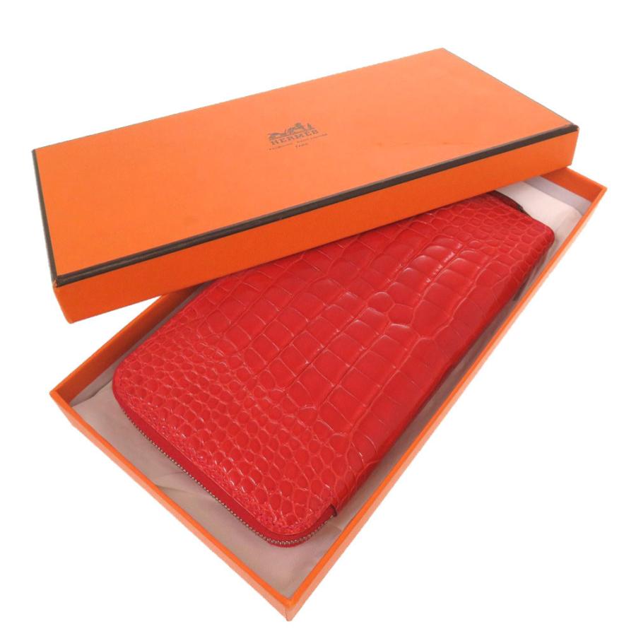 HERMES（エルメス） 新品同様 アザップロング アリゲーター ブレイズ 