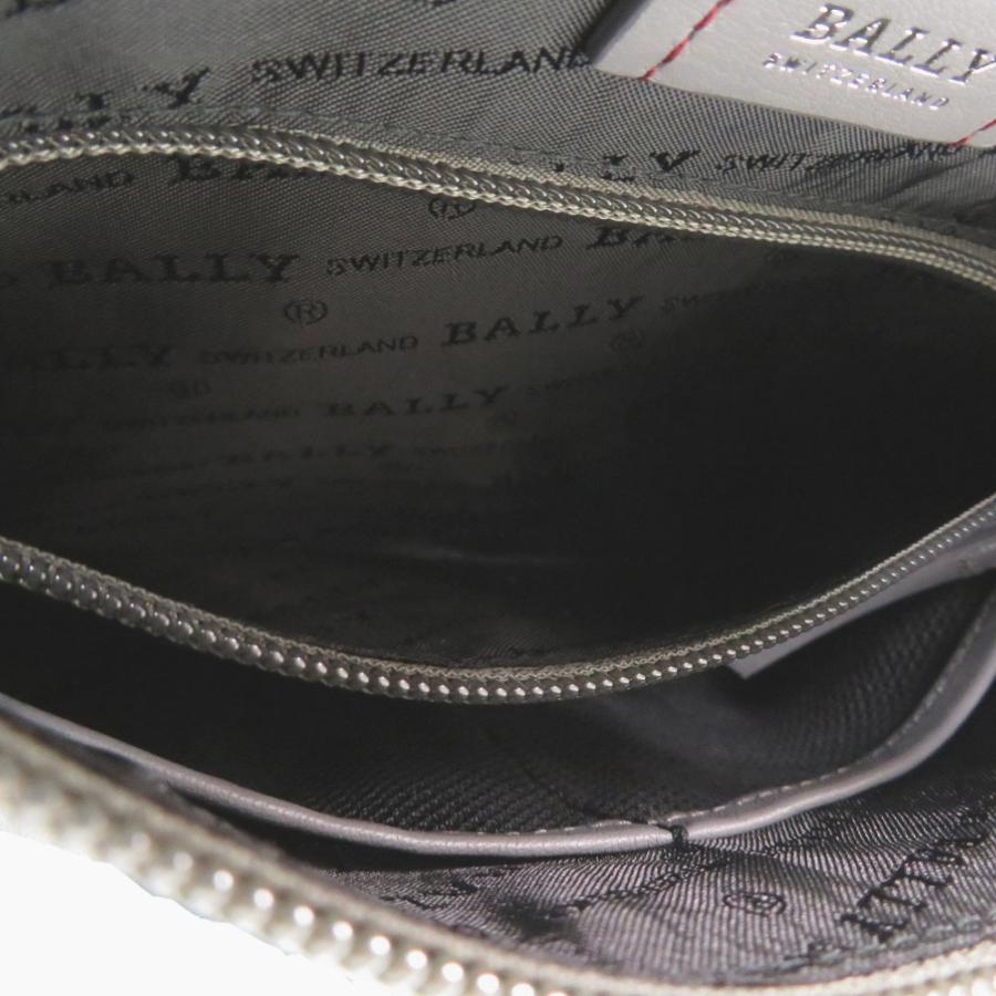 Bally 未使用 バリー HARVEY.MC 05 MULTICLOUD レザー グレー パープル 