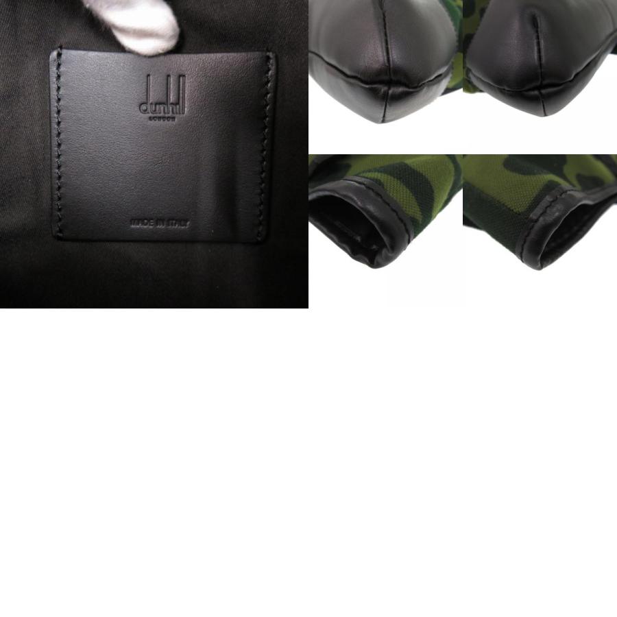 dunhill（ダンヒル） 新品同様 ラディアル キャンバス/レザー グリーン 