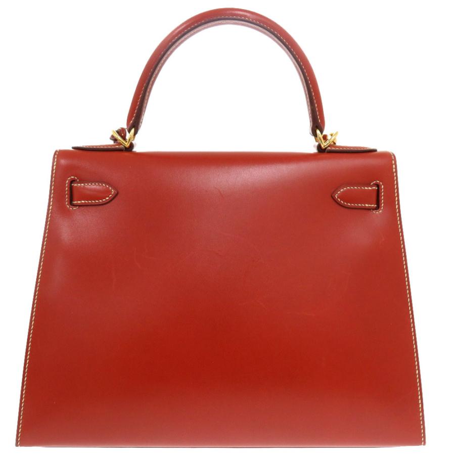 HERMES 美品 エルメス ケリー28 外縫い 京刺繍 着物 ボックスカーフ