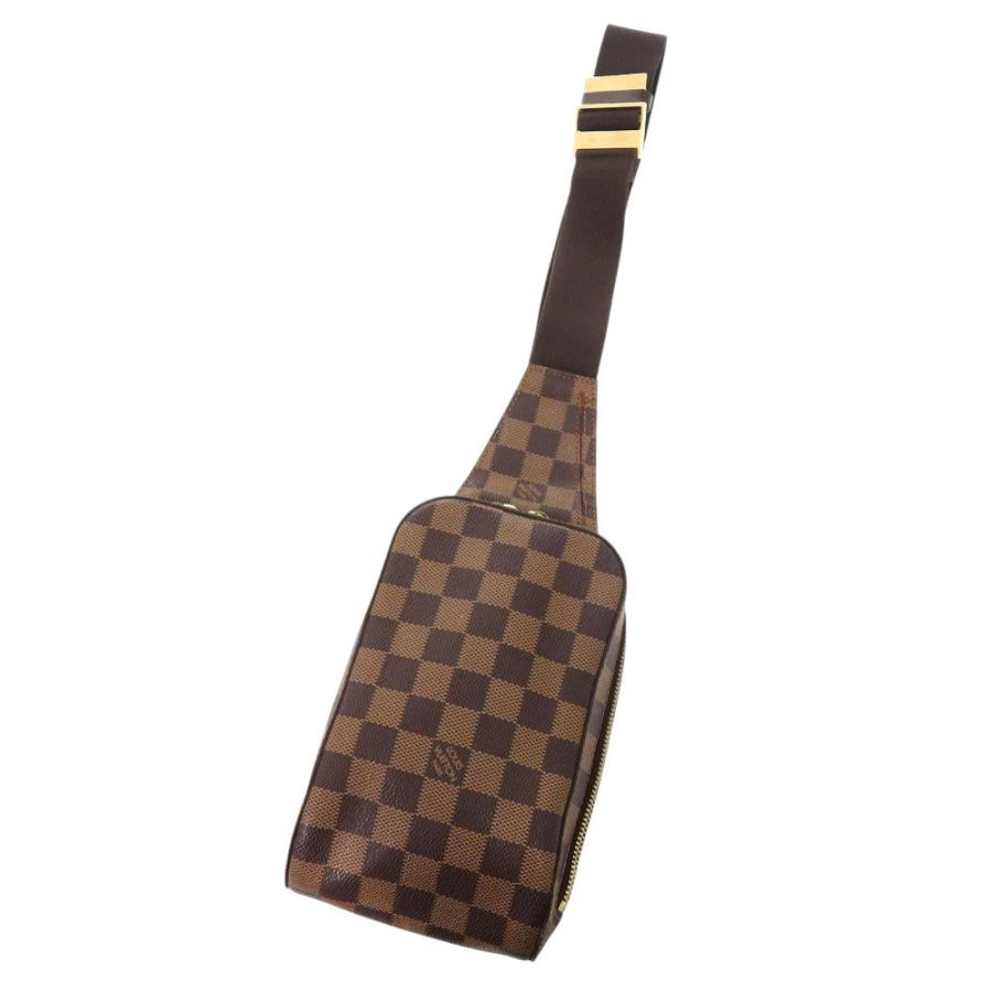 ルイ ヴィトン ジェロニモス ダミエ N51994 エベヌ ボディバッグ LV