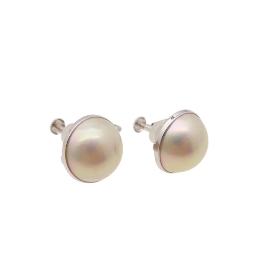 美品 タサキ マベパール K14WG ネックレス イヤリング セット 12mm