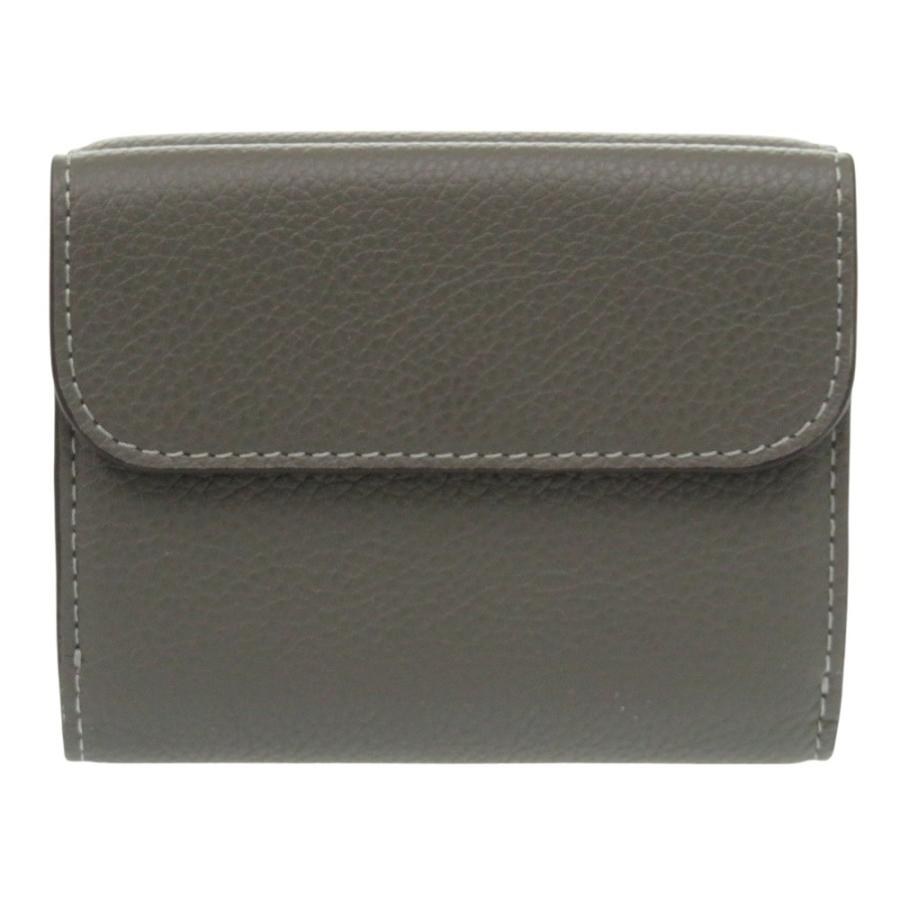 Chloe（クロエ） 新品同様 マーシー レザー グレー 三つ折り財布 2272